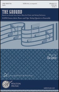 cover The Ground SATB choral sheet music cover